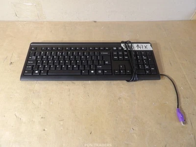 FUJITSU KB410 G QWERTY PS2 Tastiera Tastiera Tastiera Nera di alta qualità e ... - Immagine 1 di 4