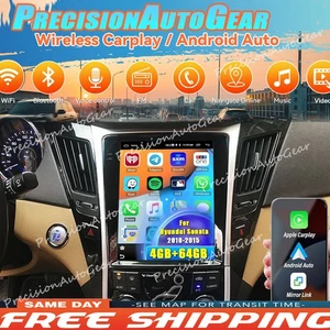 For Hyundai Sonata 2011-15 9.7" Android 14 Carplay Stereo Car Radio GPS DAB+ AHD - Picture 1 of 22