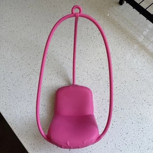 Barbie 3 Story Townhouse Dollhouse Pink Hanging Chair REPLACEMENT ONLY DLY32 - Picture 1 of 3