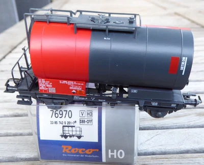 Roco 76970 H0 Tank Wagon Uetikon The SBB Epoch 5/6 Very Good Boxed - Image 1 of 3