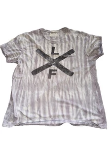 Lamb & Flag Grey Men’s Beautiful Rebellion Short Sleeve Tshirt Large 100% Cotton - Picture 1 of 6