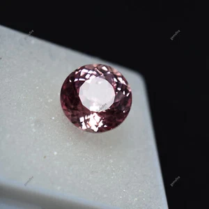 Beautiful Round Cut Natural Padparadscha Sapphire 5.15 Carat CERTIFIED Loose Gem - Picture 1 of 7