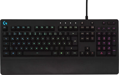 Logitech G213 Prodigy RGB Gaming QWERTZ Tastatur Bedienelemente Programierbar SW - Bild 1 von 4