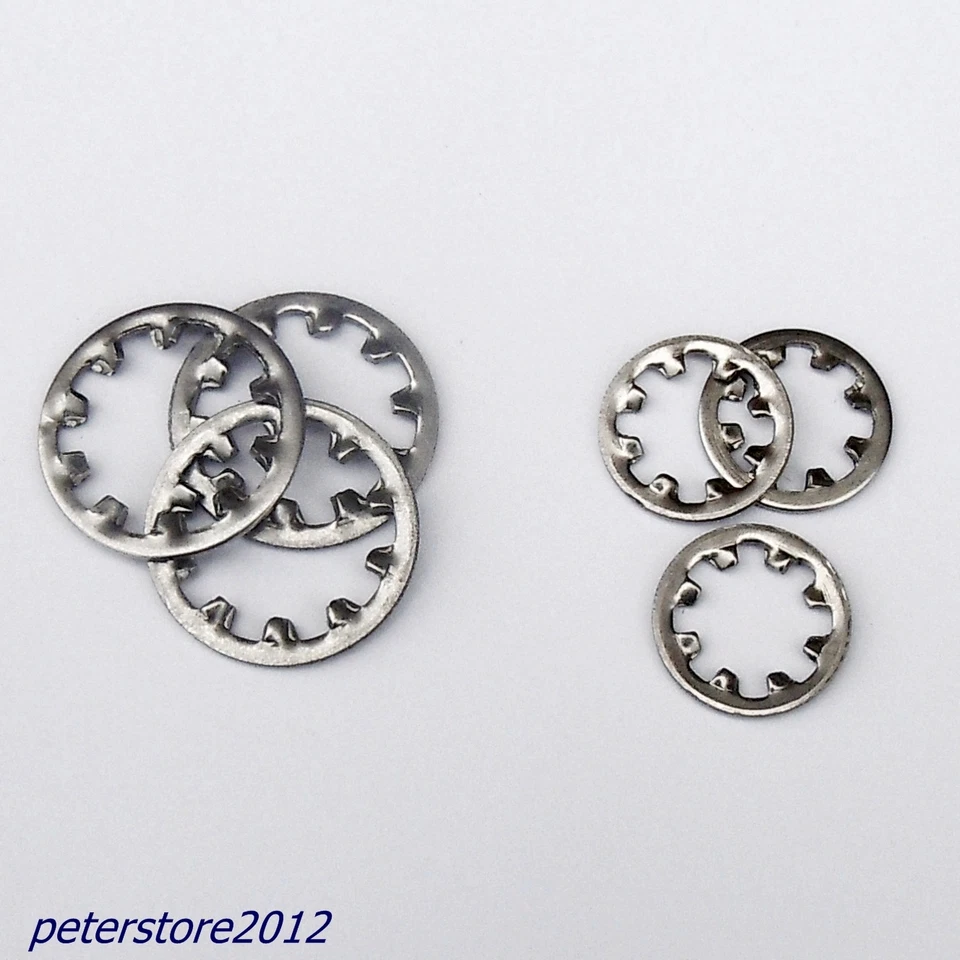 Zahnscheiben innengezahnt Form J DIN 6797 Edelstahl A2 M2 M5 M6 M8 M10 Bis M22 - Bild 1 von 1