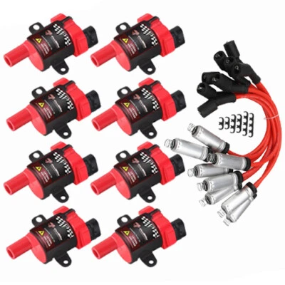 8x Ignition Coils Spark Plug For Chevrolet G/M 5.3L 6.0L 4.8L BSC1251 D585 UF262 - Image 1 of 4