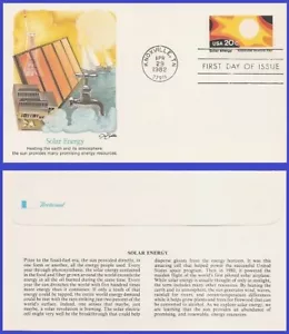USA4 #2006 U/A FLEETWOOD FDC Solar Energy - Bild 1 von 1