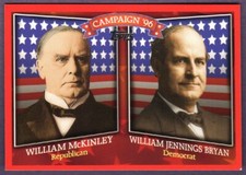 2008 Topps Historical Campaign Match-Ups William McKinley/William Jennings Bryan
