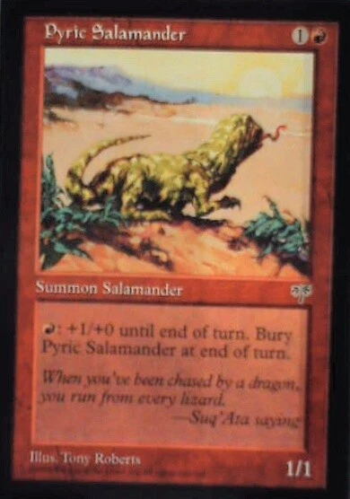 Pyric Salamander - Mirage: #187, Magic: The Gathering Lp R112 - Image 1 of 1