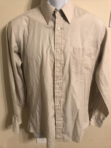 SAINT LAURENT (YSL) Yves Saint Laurent Camicia con bottoni davanti uomo media 15 32 33 beige