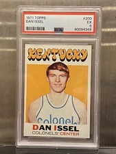 PSA 5 1971 TOPPS #200 HOF DAN ISSEL {Flawless QR Slab} Colonels