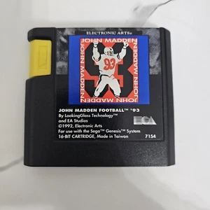 John Madden Football '93 Sega Genesis, 1993 - Foto 1 di 5