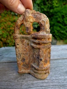 Candado antiguo XL sin llave, óxido, único, raro, coleccionista, medieval, arte 06-02 - Imagen 1 de 10