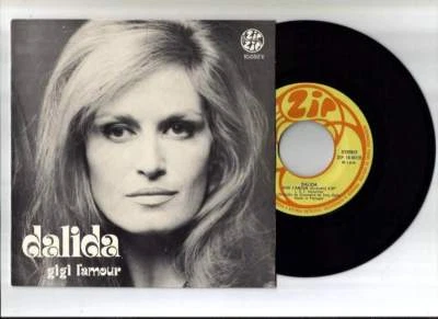 DALIDA - GIGI L'AMOUR  7''/45 EP PORTUGAL 1975 POP CHANSON RARE - Image 1 of 2