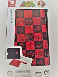 PowerA Protection Kit Lite -Red Super Mario Bros. Checkerboard - Nintendo Switch - Picture 1 of 3