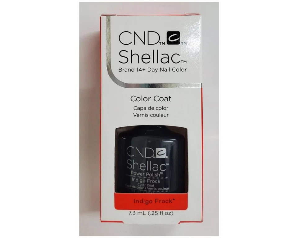 CND Shellac Color Coat - Indigo Frock 0.25 oz - Image 1 of 1