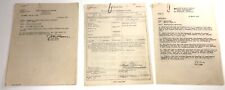 PEARL HARBOR NAVAL SHIPYARD PERSONNEL ACTION PAPERS * 1946-1952  U.S NAVY HAWAII