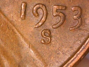 1953 S Wheat Penny RPM Penny Error S/S RPM-004 Very Awesome! - Picture 1 of 5