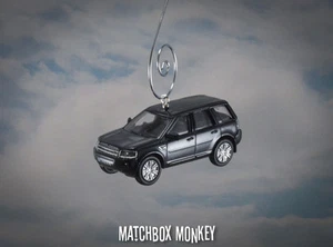 Santorini Black Land Range Rover Freelander 2 Christmas Ornament 1/76 Sport HSE - Picture 1 of 8