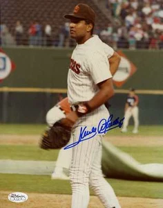 Sandy Alomar Jr 1988 Jsa Cert Sticker Signed Original 1/1 8x10 Photo Autograph - Picture 1 of 1