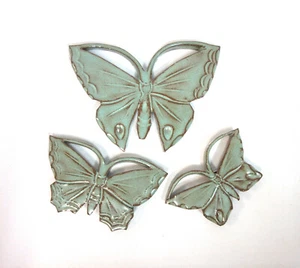 Azulejos de mosaico mariposa, arte de pared de cerámica hecho a mano, conjunto de 3 - Imagen 1 de 6