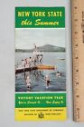 Brochure touristique vintage années 1940 État de New York victoire estivale vacances année 