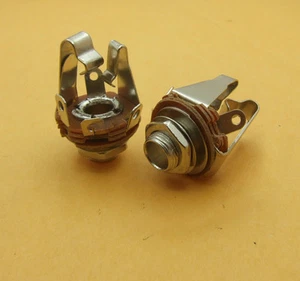 10PCS 4-pin 1/4" 6.35mm Stereo female jack switch socket panel for Microphones - Picture 1 of 2
