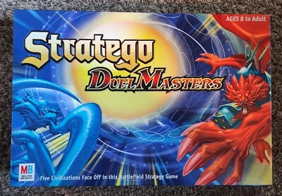 STRATEGO DUEL MASTERS: Board Game Milton Bradley Hasbro READ MISSING PIECES  - Image 1 of 4