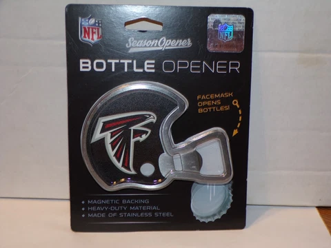 ATLANTA FALCONS MAGNETIC HELMENT BOTTLE OPENER Cover