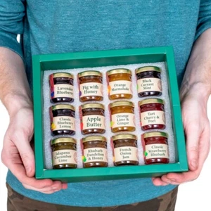 Weihnachtsurlaub Gelee des Monats Geschenkset sortiert Marmelade 12 Stück - Bild 1 von 8