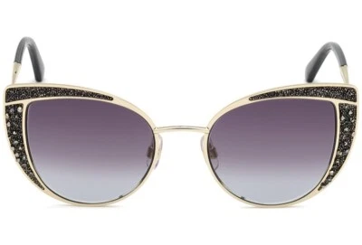 Gafas de sol Swarovski SK282 78B Morado Ojo de gato con cristales Marco de metal 51-19-140 Foto 1 de 4