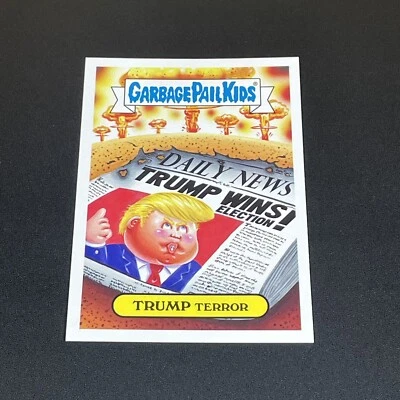 Garbage Pail Kids 3b Trump Terror 2017 GPK Nuclear Sticker - Image 1 of 4