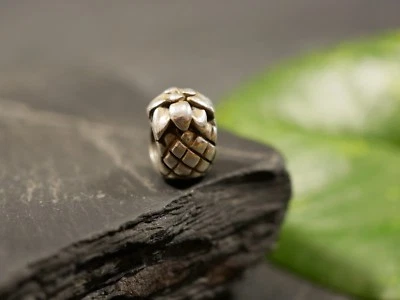 Witziger 925 Silber Anhänger ALE Pandora Charms Ananas Design Obst Karibik Schön - Bild 1 von 4