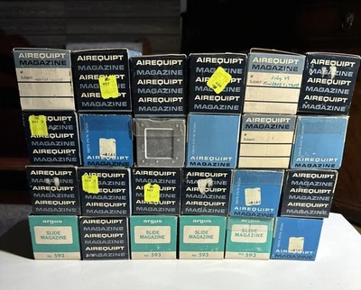 24 Airequipt Argus Automatic Slide Changer Magazines Each Holds 36 2x2 Slides - Image 1 of 3