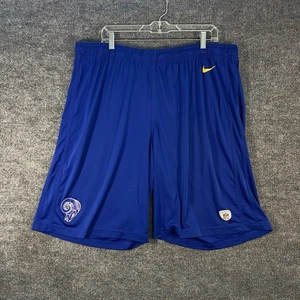Los Angeles Rams Nike Dri Fit Shorts Herren 2XL Team ausgestellt NFL auf dem Feld Vintage blau - Bild 1 von 12