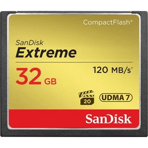 SanDisk Extreme 32GB CompactFlash Memory Card 120MBs Class 10 CF - Picture 1 of 4
