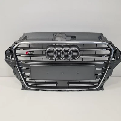 Vag Audi A3 Sportback 8V Radiator Grille Platinum Grey Genuine 8V3853651C1RR Foto 1 de 3