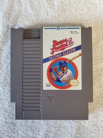 Bases Loaded 2 Second Season Nintendo NES Game Cartridge Tested