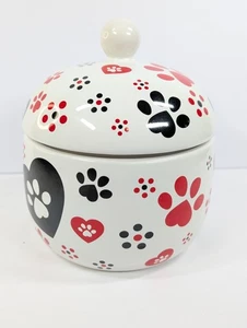 Temptations PAWFETTI Hundepfotenabdrücke 1 QT Kanister mit Deckel - Bild 1 von 5