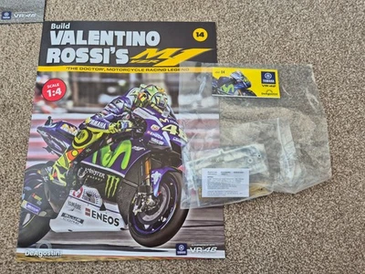 1/4 DEAGOSTINI COSTRUISCI LA MOTO YAMAHA YZR-M1 VALENTINO ROSSI PARTE NUMERO 14 - Immagine 1 di 3