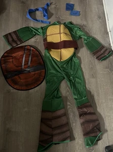 Kids Teenage Mutant Ninja Turtles Leonardo Halloween Costume 12-14 - Picture 1 of 4