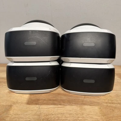 Lot Of 4 Sony PlayStation VR PS4 Virtual Reality Headset ONLY - For Parts -As Is - Image 1 of 4