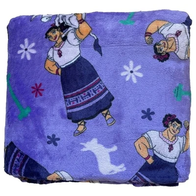 Big One Oversized Purple Microplush Disney Encanto Luisa Throw Blanket 5' x 6' - Image 1 of 3