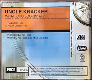 Uncle Kracker What 'Chu Lookin' At? 2trk US Promo CD 2000 Atlantic – PRCD 300523 - Picture 1 of 2