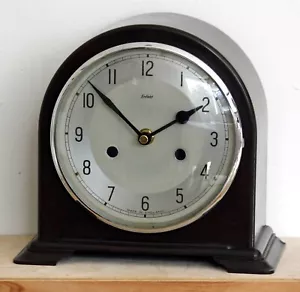 VINTAGE 22cm Enfield Mantel Clock - Bakelite Retro Antique Mid Century Desk Gift - Picture 1 of 5