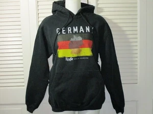 Vtg. Epcot World Showcases "Germany" Black Graphic Hoodie S - Picture 1 of 6