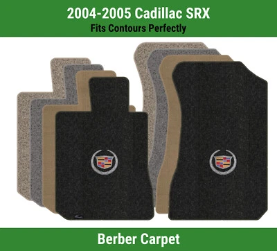 Alfombrillas delanteras Lloyd Berber para Cadillac SRX '04-05 con escudo plateado Cadillac 1 Foto 1 de 4