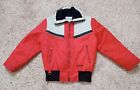 VTG 80s Polaris Team Racing Red Jacket Snowmobile Coat - Size S USA Made