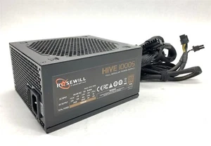 Rosewill HIVE-1000S 1000-WATT Fully-Modular Power Supply Unit 80 PLUS BRONZE PSU - Afbeelding 1 van 10