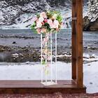 Acrylic Vases Wedding Centerpieces Decorations Geometric Flowers Riser For Party