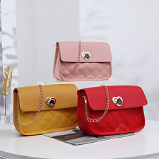 New Womens Fashion Handbags Crossbody Leather Messenger Quilted Bags Shoulder UK